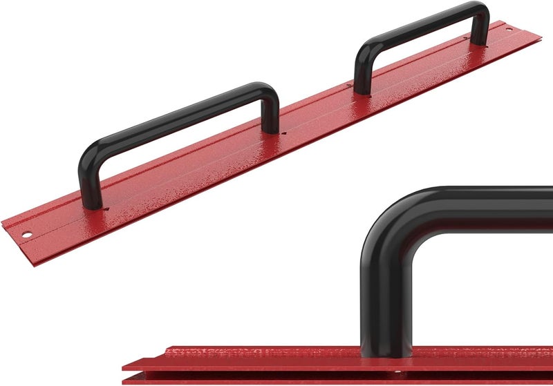 SDSNTE 24 In 16 Ga Steel Sheet Metal Folding Tool with Grips for Creating Uniform Folds Fits HVAC Applications and Pipefitter, Red, Pack of 1 - Image 1